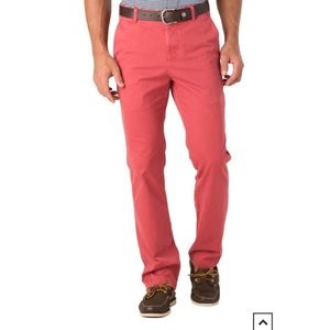 NWT Southern Tide Charleston Red Pants 36x32